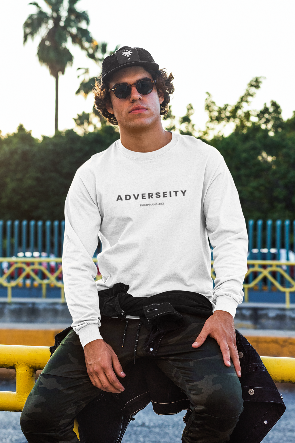 Strength Through Him Long Sleeve