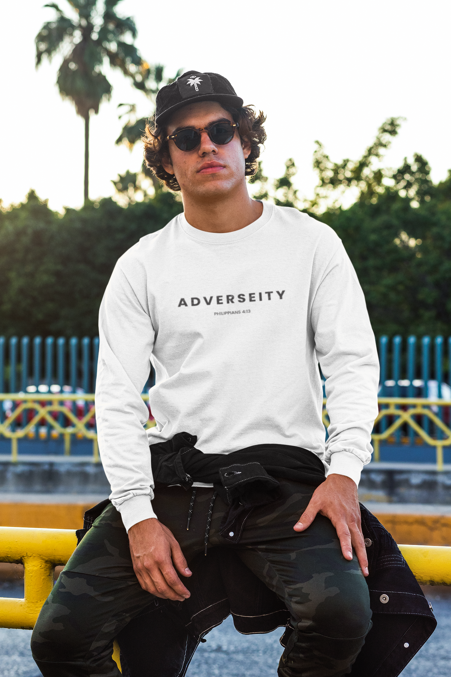 Strength Through Him Long Sleeve